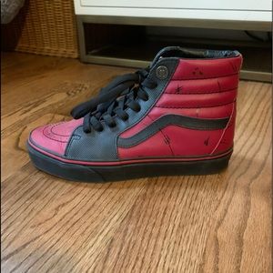 Marvel Deadpool high top vans